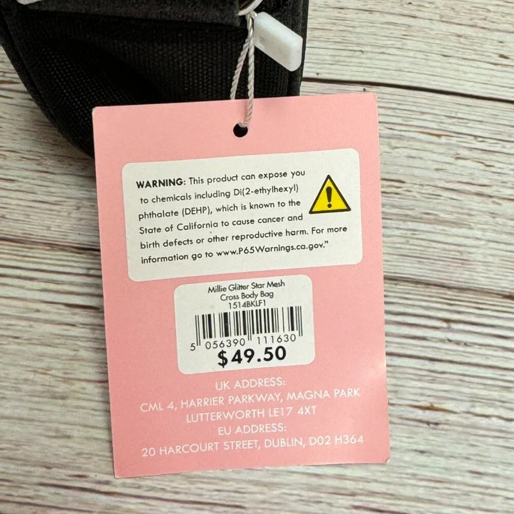 SKINNYDIP LONDON Millie Glitter Star Mesh Crossbody - Picture 4 of 4